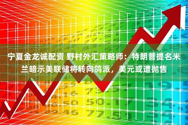宁夏金龙诚配资 野村外汇策略师：特朗普提名米兰暗示美联储将转向鸽派，美元或遭抛售
